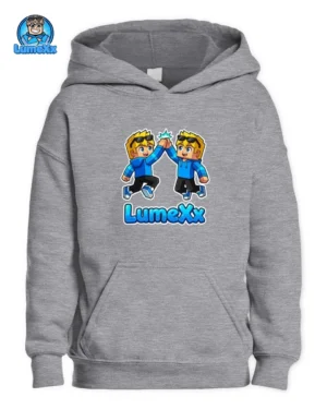 LumeXx Pixel Art Hoodie Kinder